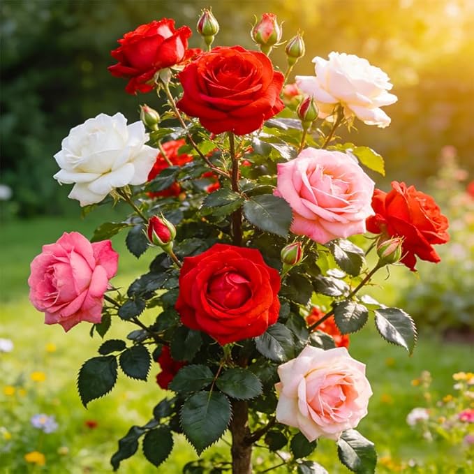 295+ Roses Flower Tree Seeds for Planting-Non-GMO Heirloom Plant Seeds Garden Outdoor