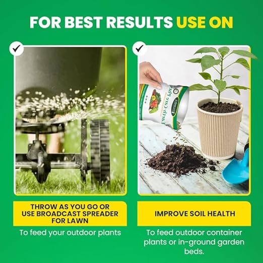 Earth-Care Plus 5-6-6 Organic Fast Acting Fertilizer for Plants - Water-Soluble Plant Food for Vegetables, Trees, and Flowers - Boost Growth for Lawns, & Gardens 4lb (1Pack)