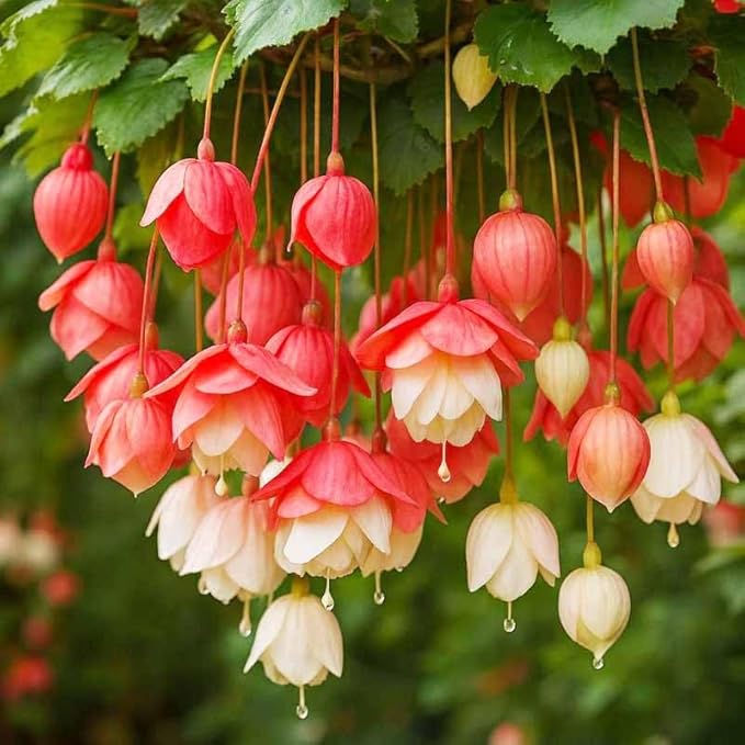 310+ Mix Hanging crabapple Hosta Flower Seeds for Planting-Climbing Vines-Non-GMO Heirloom Plant Seeds Garden Outdoor