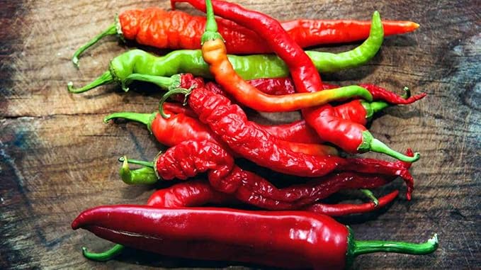 40+ Seeds Hot Ornamental Chili Pepper Mix - Vegetable Multicolor