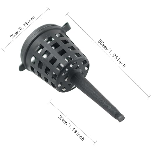 50PCS Fertilizer Mesh Basket Aquaculture Portable Aquarium Growing Nutrient Cup Garden Nursery with Lid for Potted Plants Home Balcony Hanging Basket Plants