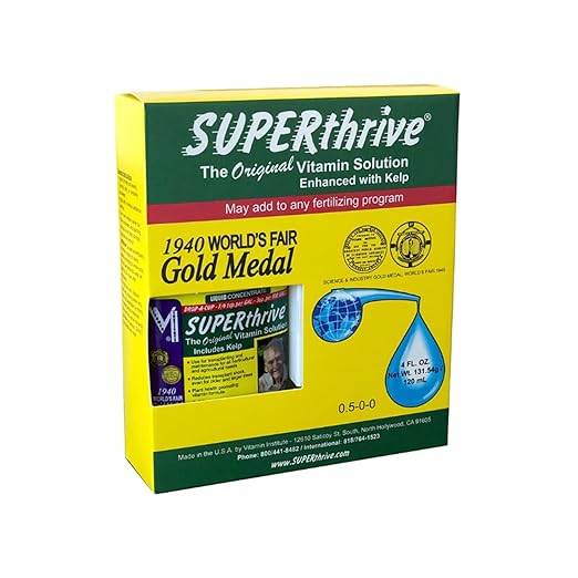 SUPERthrive Plant Vitamin Solution 4 oz. + Organic 4-4-4 All-Purpose Fertilizer Set, 2 Pack