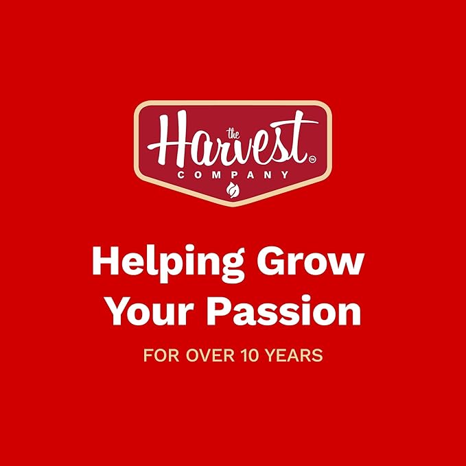 The Harvest Company Organic Seeds Collection – USDA Certified, Non-GMO, Open-Pollinated for Indoor & Outdoor Planting (Red Cherry Sweet Pepper)