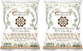 Organic Mechanics Premium Blend Potting Soil, 8 qt (Pack of 2) - Moisture-Retentive, Peat-Free, Compost - Enriched Mix with Worm Castings & Perlite for Houseplants, Annuals, Veggies & Tropical Plants