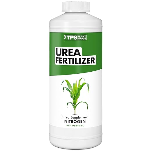 Urea Fertilizer – Rapid Nitrogen Boost, 15-0-0 NPK for Deep Green Growth & Stronger Leaf Development, 32 oz