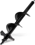 SYITCUN Auger Drill Bit for Planting - 4"X16" Heavy-Duty Auger Post Hole Digger for Fence - 3/8" Hex Drive Drill