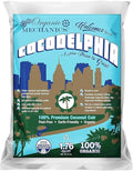 Organic Mechanics Cocodelphia Premium Coco Coir, 1.76 Cu Ft - Enhances Nutrient Retention for Hydroponics, Container Planting & Garden Beds - Peat-Free & Eco-Friendly
