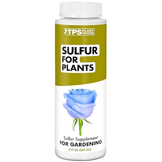 Sulfur Fertilizer – Liquid Sulfur Amendment for Greener Leaves, Better Nutrient Uptake & Stronger Plants, 8 oz
