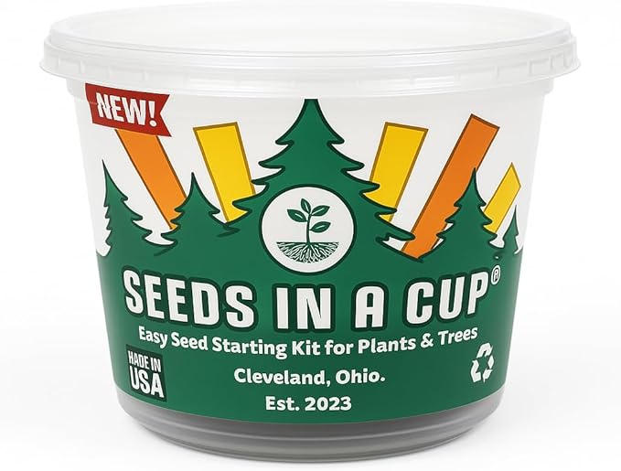 Seeds In A Cup - Plant Growing Kit-: Vegetable and Herb Growing Kit (Asparagus)