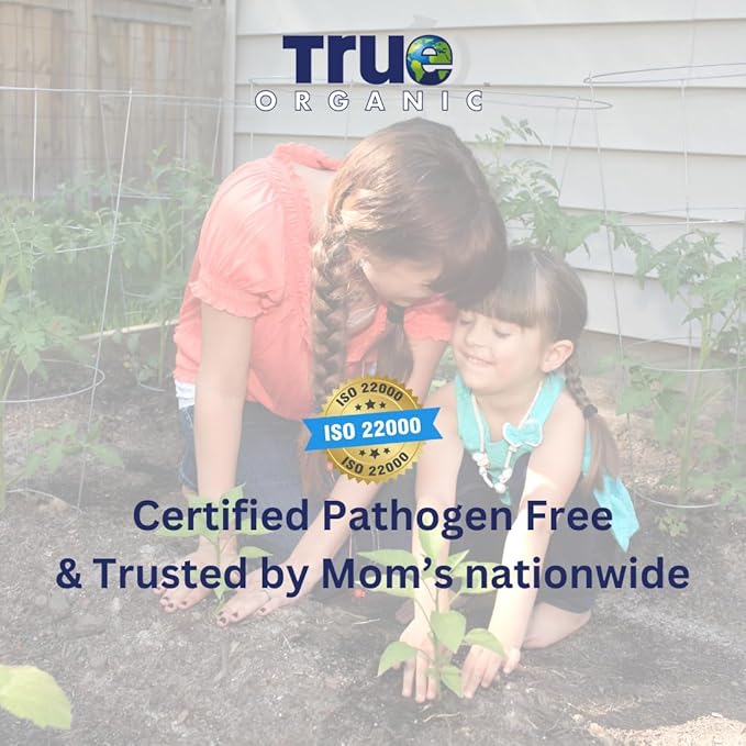 True Organic All Purpose Plant Food – Organic Fertilizer for Fruits, Vegetables, Flowers, and Herbs – 4lb Bag Covers 87 sq. ft.