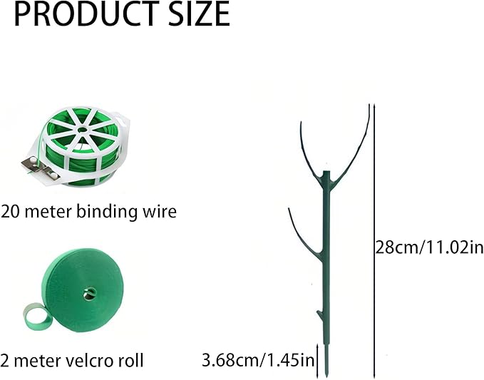 10 pcs Stackable Plant Support Stakes Plant Support Stakes Stackable Monstera Plant Support Adjustable Plant Support Pole,for Vine Training&Stem Stabilization,Monstera,Pothos,Philodendron (#1)