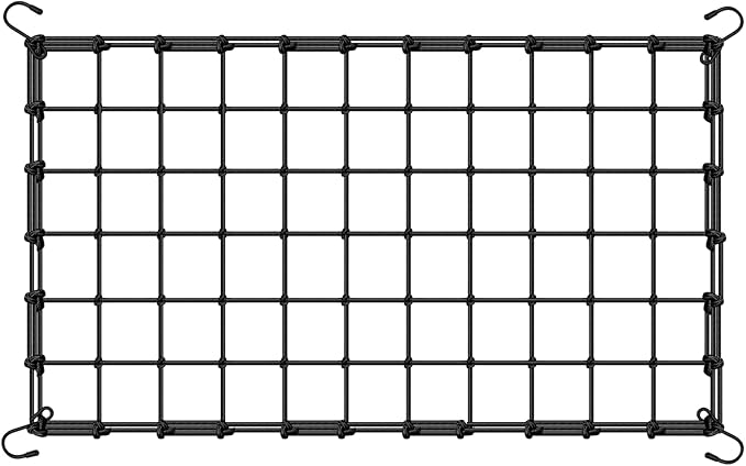 2x4 Trellis Net for Grow Tent, Stretchy Scrog Net Heavy Duty Trellis Netting with Hooks for Climbing Plants Outdoor Indoor Plant Growing Tents, Cucumber Trellis Netting Support for Garden
