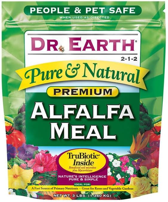 Dr. Earth Alfalfa Meal PLNT FD 3LB
