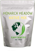 Earthwise Monarch Meadow Native Wildflower Seed Mix – 1oz – Covers 150 sq ft – Attracts Monarchs & Pollinators – Easy-Grow Native Blooms