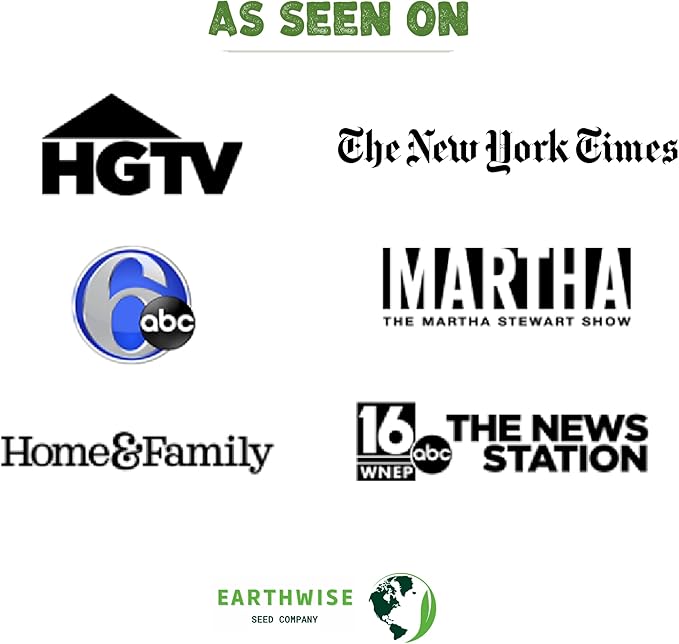 Earthwise Shady Native Wildflower Seed Mix – 1/4 lb – Pollinator-Friendly, Shade-Tolerant Wildflowers – 175 sq. ft.