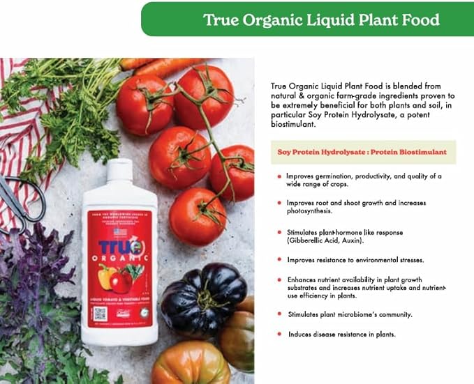 True Organic - 16 oz Liquid Concentrate - Preplant Starter Plan Food - OMRI/Organic/Natural Gardening