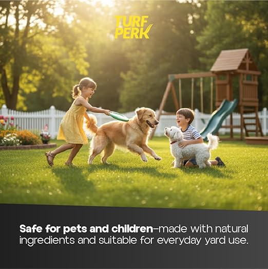 Turf Perk Soil Boost Repair and Prepare Lawn Starter Solution – 32 fl oz – Covers 5,000 Sq Ft – Step 1 Lawn Concentrate – for Routine Preparation – for All Grass Types
