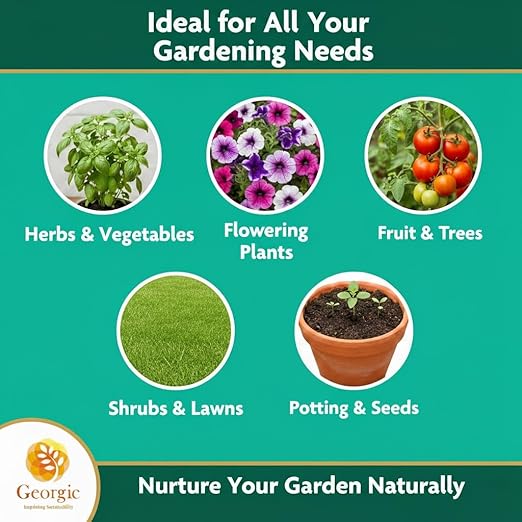 Mustard Oil Cake Powder – All-Purpose Natural Fertilizer Concentrate for Flower, Vegetable, Herb, Fruit Tree & Plants – Organic Soil Conditioner, Plant Food, Garden Fertilizer(1.5 lb)