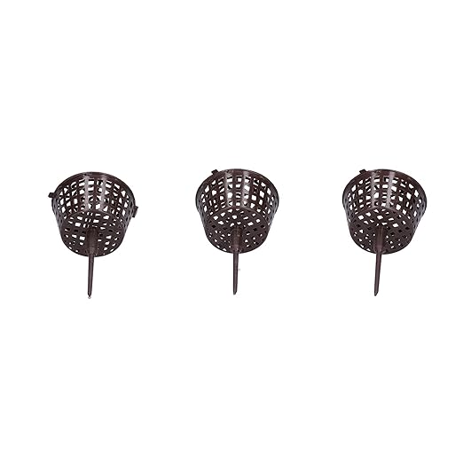 20PCS Plastic Fertilizer Mesh Baskets, Net Cups for Plants with Lids – Planting Containers for Bonsai, Hydroponics, and Fertilization Use