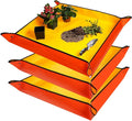 HNXTYAOB 3 PCS 39.5"X39.5" Extra Large Repotting Mat for Indoor Plants Transplanting and Mess Control, Gardening Gifts for Women Men