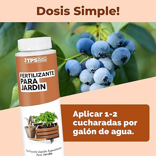 Fertilizante para Jardín, Complete Liquid Garden Plant Food, 8 oz (250mL)