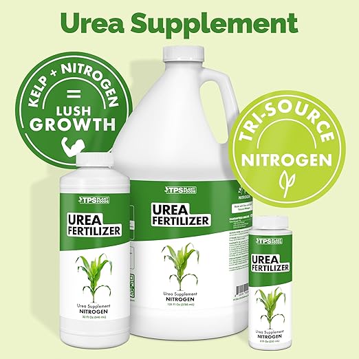 Urea Fertilizer – Rapid Nitrogen Boost, 15-0-0 NPK for Deep Green Growth & Stronger Leaf Development, 8 oz