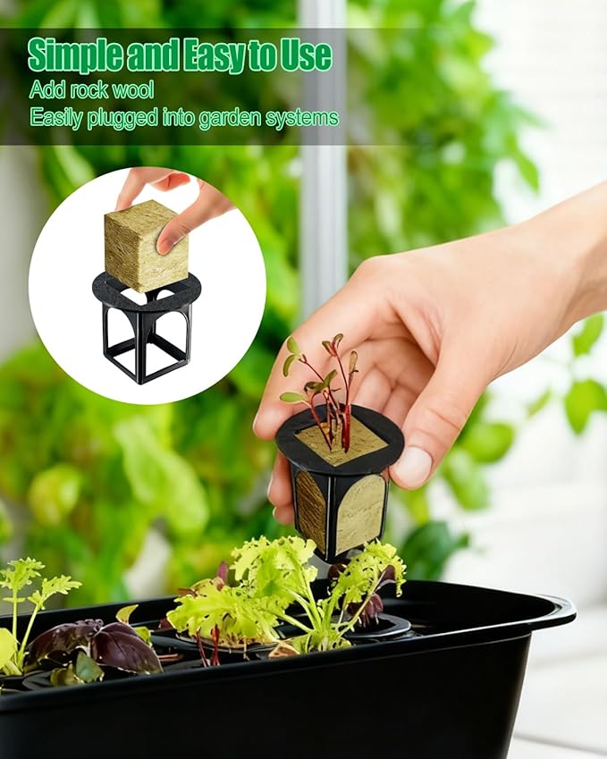 Hydroponic Planting Cup, Hydroponic Growing System Compatible with Gardyn Home/Studio Indoor Garden System, 15 Pack