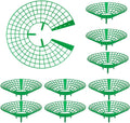 10 Pcs Strawberry Plant Support Stand Strawberry Growing Racks with 3 Sturdy Legs Strawberry Growing Frame Keeping Fruit Elevated to Avoid Ground Rot