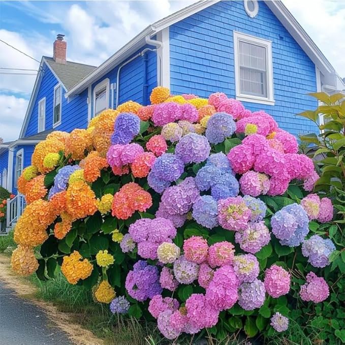 150+ Perennial Mixed Color Hydrangea Seeds for Planting- Non-GMO Heirloom Seeds Flower Plant Wedding Outdoor Garden