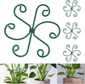 4pcs Monstera Support, Green Iron Plant Stabilizer Stable Plant Stem Support Structures for Indoor & Outdoor Thriving Growth