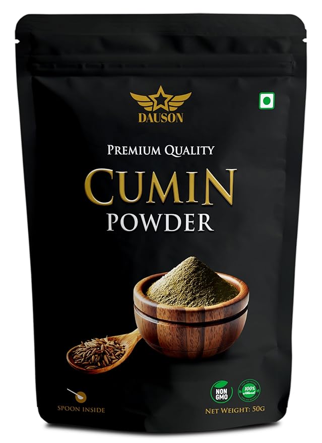Cumin Powder – 100% Pure & Natural | 1.76 Oz Finely Ground Cumin Seeds | No Additives or Fillers | Aromatic, Earthy Flavor for Cooking | 25g Sample Available | Kitchen Essential for Global Cuisine