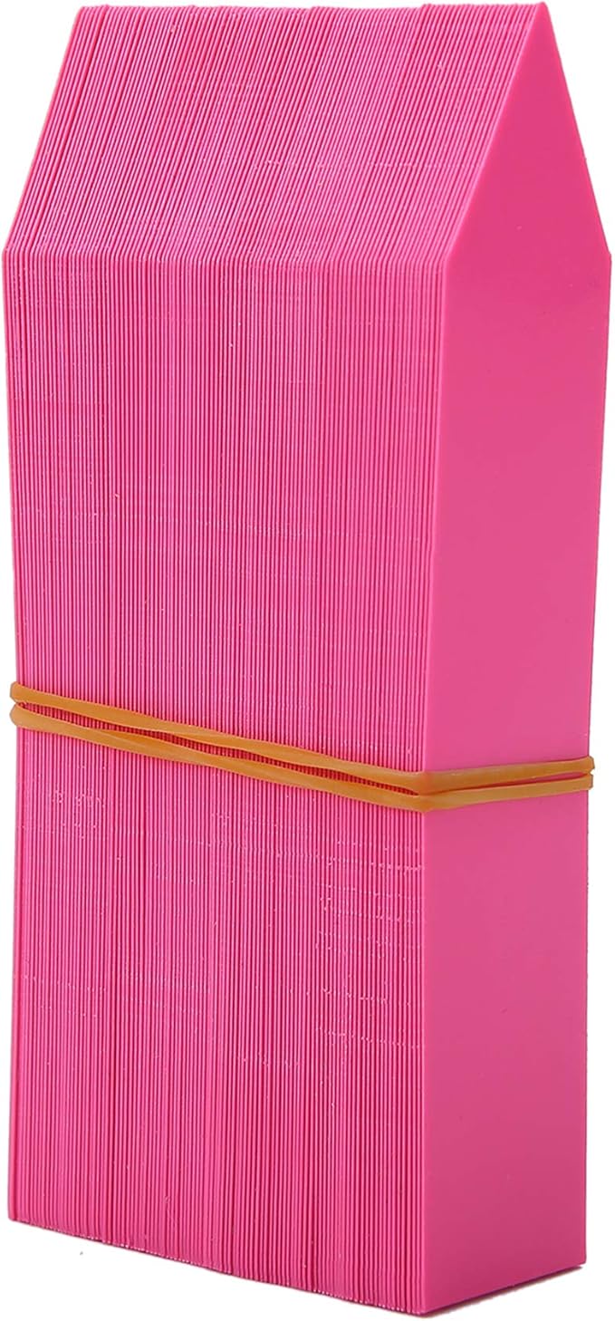 1000 Pcs 4 Inch Garden Plant Labels, Plastic Nursery Tags Waterproof Pot Seed Markers, Pink