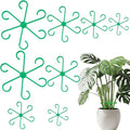 8 PCS Plant Stem Support – Reusable Plastic Plant Stem Holder for Monstera, Indoor Plant Support Clips, Gardening Accessories （Green）