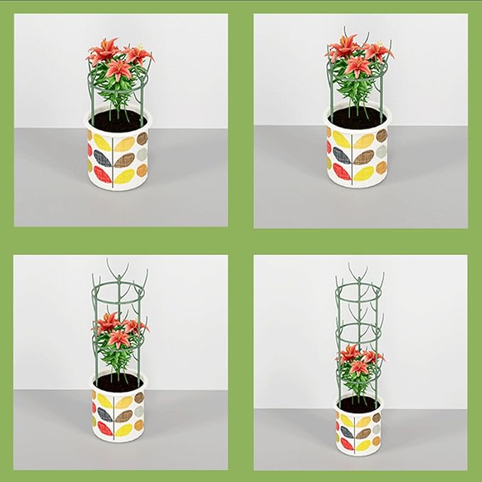 10 pcs Stackable Plant Support Stakes Plant Support Stakes Stackable Monstera Plant Support Adjustable Plant Support Pole,for Vine Training&Stem Stabilization,Monstera,Pothos,Philodendron (#1)