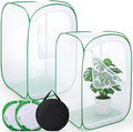 2 Pack Mesh Plant Covers 28 x 28 x 48 Inch Tomato Crop Netting Cage Garden Tents for Plant Protection from Insects Animals Outdoor Tall Crop Cage for Fruit, Vegetables, Flowers and Herbs