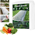 Plant Covers Freeze Protection, 10x50FT Reusable Thickened Winter Floating Row Covers, Frost Cloth Blanket Shade Cloth Garden Fabric Plant Cover for Raised Beds Vegetables Insect Winter Frost