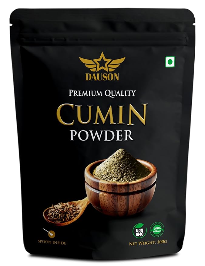 Cumin Powder – 100% Pure & Natural | 3.53 Oz Finely Ground Cumin Seeds | No Additives or Fillers | Aromatic, Earthy Flavor for Cooking | 25g Sample Available | Kitchen Essential for Global Cuisine