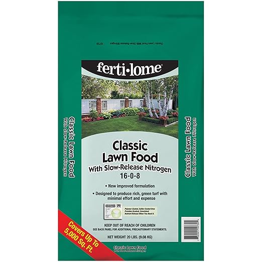 Fertilome (10730) Classic Lawn Food 16-0-8 (20 lbs.)