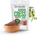 Dr. Herbalist Garden Cress Seeds 14.1oz (400g) – Premium Halim, Aliv, Haleem, Rashad, Watercress (Lepidium Sativum) – Superfood Seeds for Eating – Natural Nutrition Booster – Resealable Freshness Bag