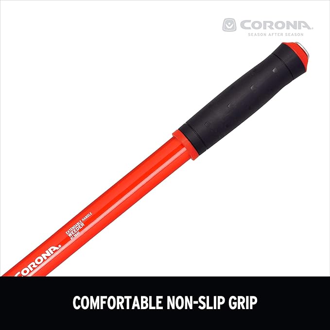 Corona Tools Extendable Handle Weeder for Raised Garden Beds – Adjustable 18"–32" Telescoping Garden Weeding Tool