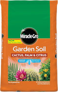 Miracle-Gro Garden Soil Cactus, Palm and Citrus, For In-Ground Use, Moisture Control, Feeds up to 3 Months, 1.5 cu. ft.