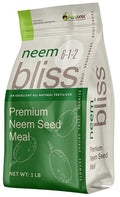 Neem Bliss (1lb) - Neem Seed Meal - Organic Neem Cake for Plants - OMRI-Listed Fertilizer for Plants, Vegetables, Lawns, & Gardening - 100% Natural & Renewable Garden Fertilizer