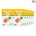 Nature’s Turn Freeze-Dried Pineapple Crisps – Healthy, Gluten-Free, Crispy & Delicious, Plant-Based Snack, Ideal for Cereal, Smoothies, School Lunches, & On-the-Go, Bags of 12 (0.53 oz Each)