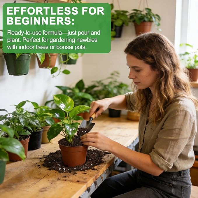 Pothos Potting Soil -Pure Natural Organic Soil 10qt, Well-Draining and Aerated for Healthy Indoor Plants
