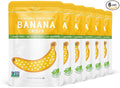 Nature’s Turn Freeze-Dried Banana Crisps – Healthy, Gluten-Free, Crispy & Delicious, Plant-Based Snack, Ideal for Cereal, Smoothies, School Lunches, & On-the-Go, Bags of 6 (0.53 oz Each)