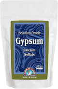 Down To Earth All Natural Fertilizers Organic Solution Grade Gypsum Calcium Sulfate - Professional Grade Gypsum Powder 325 mesh for Liquid, Drip or Spray Applications, 1 lb
