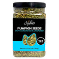 Pumpkin Seeds Pepitas Roasted Unsalted - 32 oz - 2 Pound | Healthy Snack | Vegan, Keto Diet Friendly | Hand-Picked | Kosher Certified | Pumpkin Seed | Jaybee's Nuts