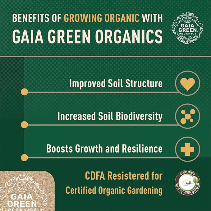 Gaia Green Power Bloom Fertilizer, 500 g Pouch High Phosphate Organic Mineral Blend for Robust Flowering and Root Development in Professional Gardening and Sustainable Organic Plant Growth