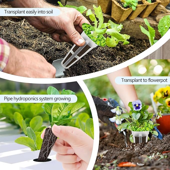 67 Seed Pod Kit for Aerogarden, Hydroponics Accessories for System Compatible with Hydroponics Supplies from All Brands, 12 Grow Sponges, 12 Grow Baskets, 12 Domes, 30 Pod Labels, 1 Tweezer (67 Pcs)