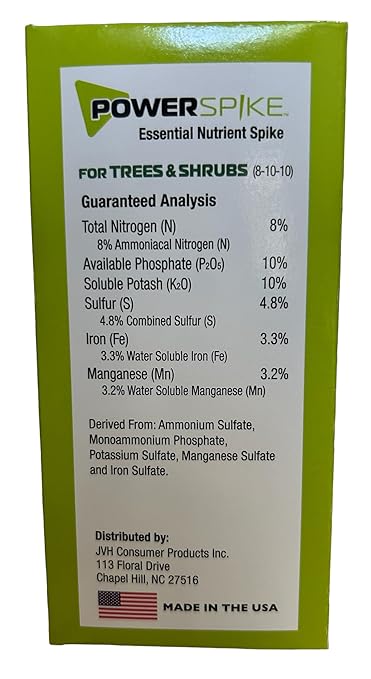 for Evergreens, Trees & Shrubs, ferilizer Spike. Formulated to Feed and fertilize All Types of evergreens, Trees & shrubs. Packed with Essential nutrients (20)